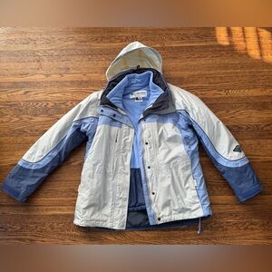 COLUMBIA (sportswear) OMNI TECH WATERPROOF BREATHABLE INTERCHANGEABLE WOMENS